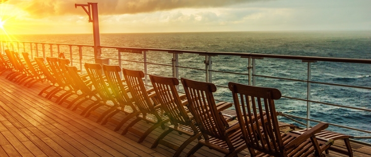 Cruise ship deck chairs