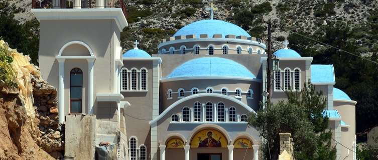 Kloster Agios Nikolaos auf Kreta.