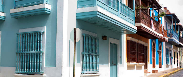 Buildings in Old San Juan, Puerto Rico