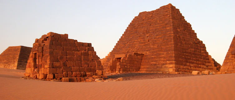 Famed Meroe Pyramids in Sudan
