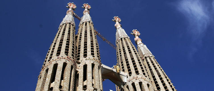 Gaudí's celebrated Sagrada Família cathedral, Barcelona