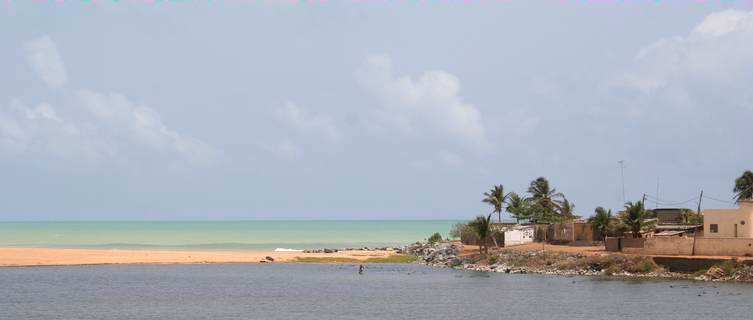 Lagoon and Ocean meeting, Togo