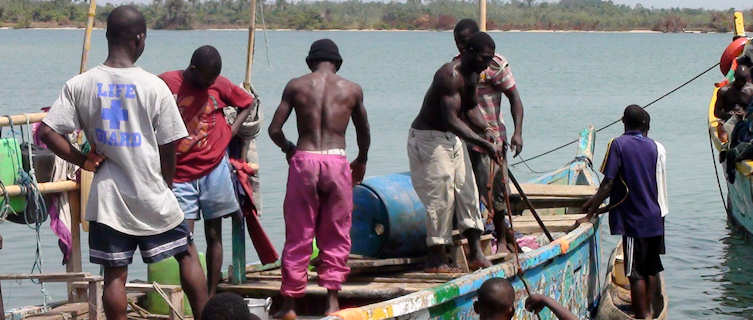 Liberian fishermen
