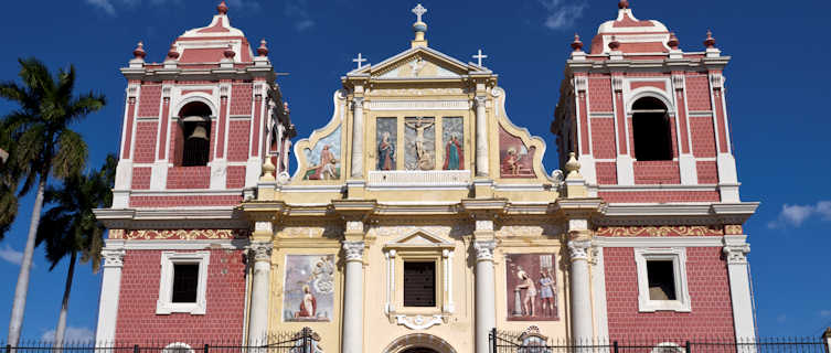 Nicaragua has stunning buildings like Iglesia El Calvario in Leon