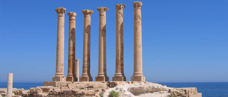Roman ruins at Sabratha, Libya